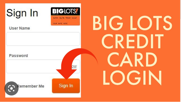 Big Lots Credit Card Login,