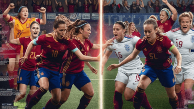 Spain Women's National Football Team Vs England Women's National Football Team Timeline