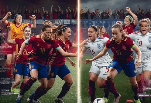 Spain Women's National Football Team Vs England Women's National Football Team Timeline