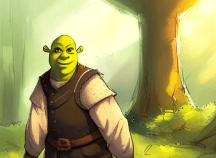 Anime:Ucsij_Terde= Shrek