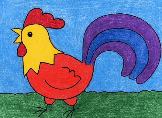 Drawing:Kqu30c7x4xo= Rooster