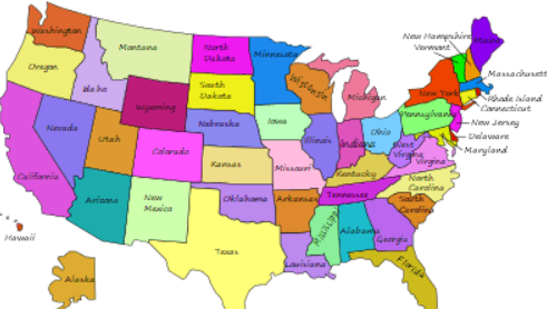 Printable:Clko9usctz0= Map of the United States